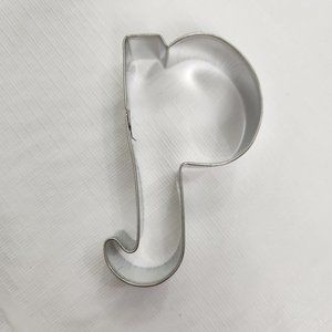 Cookie Cutter Initial Letter P Wilton Brand Monogram Metal